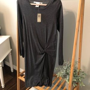 Max Studio soft knit midi sweater dress